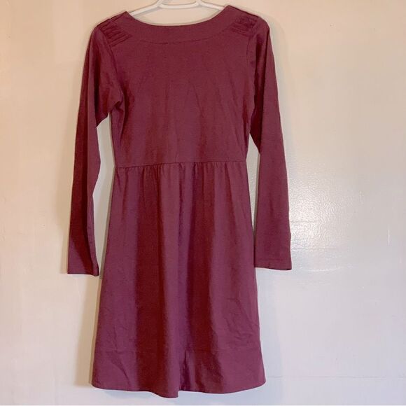 Ethos Paris Dress 100% Organic Cotton Stretch Front Pockets Sz Small Gorgeous - Picture 3 of 4